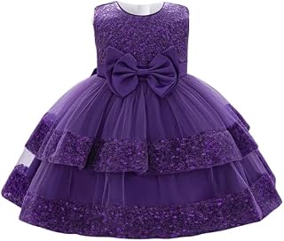 SARAHA DESIGNER Javan Toddler & Infant Sequin Dress | Tiered Ruffle Skirt Frock | 0-3Y Price In India