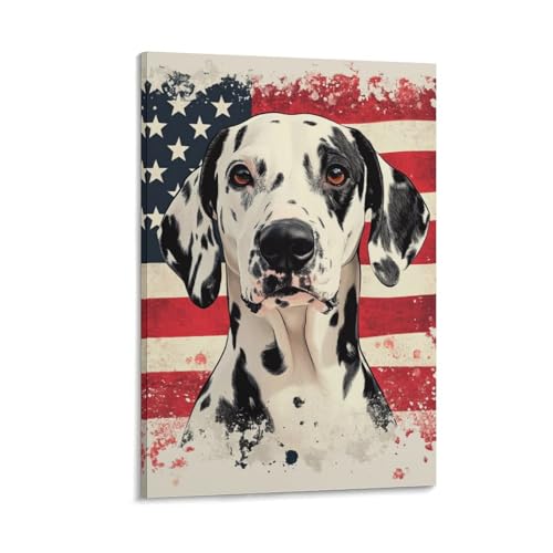 Impression sur toile Dalmatien 40x60cm pour decoration murale