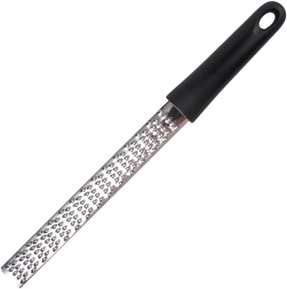 Premium Graters for Cheese & Chocolate – Multi-Functional Stainless Steel Grater for Fine or Coarse Shredding, Zesting, and More,Black