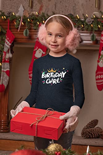 Image of Birthday Girl Shirt Crown 1st First 2nd Two 3rd 4th 5th Toddler Birthday Outfit