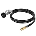 SHINESTAR 6 Feet Propane Regulator and Hose for Blackstone 17 & 22 Inch Tabletop Griddle, Connect to 5-20 LB Propane Tank