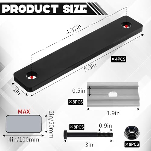 Zonon 28 Pcs Rooftop Tent Mounting Kit