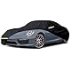JUDANNA wasserdichte Autoabdeckung Ersatz für 1998-2025 Porsche 911 (991/992/996/997 Serie), 6 Schichten Allwetter-Vollgarage mit Reißverschlusstür für Schnee, Regen, Staub ail Protection