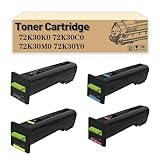 LISTWA Compatible Toner Cartridges Replacement 72K30K0 72K30C0 72K30M0 72K30Y0 for Lexmark CS820de CS82Odte CS820dtfe CX820de CX820dtfe CX825de CX825dte CX825dtfe CX860de C BYMC 4 Pack