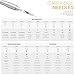 Cartridge Needles - BIOMASER 10PCS Semi-Permanent Makeup Cartridge Needles Tattoo Needle Fits for Permanent Makeup Machine Pen T100 P1 X1 for Eyebrow Eyeliner Lip Contour (5RS-0.3MM)
