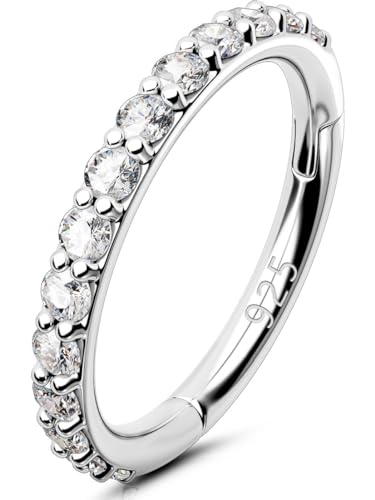 OUFER Piercing Ad Anello Per Cartilagine - Acciaio Chirurgico 16G, 8/10/12mm - Foto 9