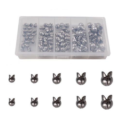 Fishing Weights - 100pcs Split Shot Sinkers for Fishing Line