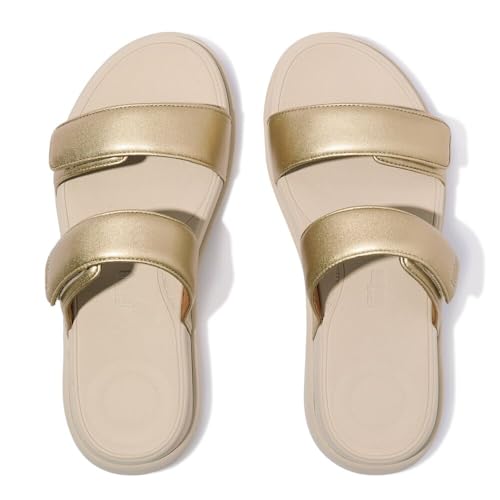 Image of FitFlop Women's, F-MODE GO Adjustable Two-Bar Slide Sandal