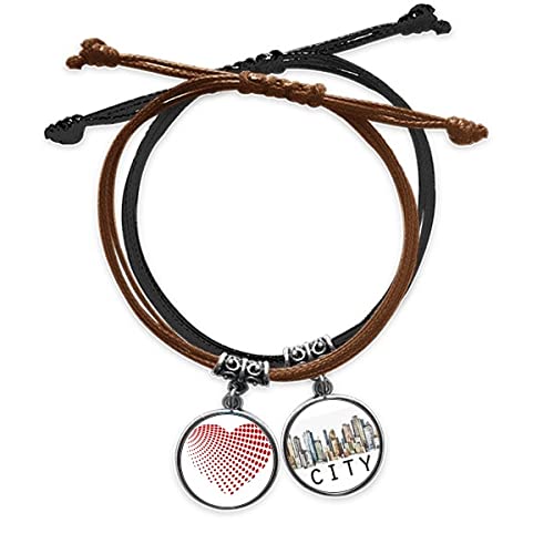 Bracelet corde rouge Saint-Valentin en cuir Sidi : le cadeau d'amour idéal