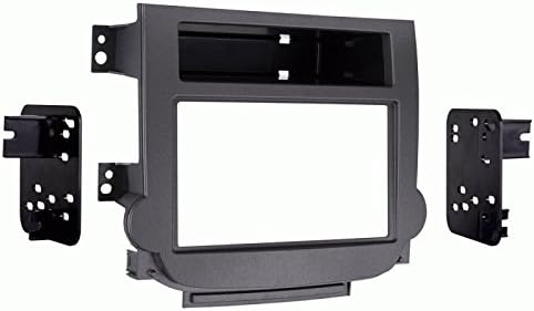 Double Din Install Car Stereo Dash Kit for a Aftermarket Radio Fits 2013-2015 Chevy Malibu W/Manual Climate Control Trim Bezel is Painted to Match Factory Color and Finish