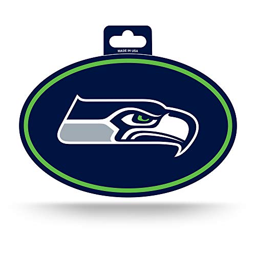 Rico Industries NFL Seattle Seahawks Color Team Logo Oval Sticker