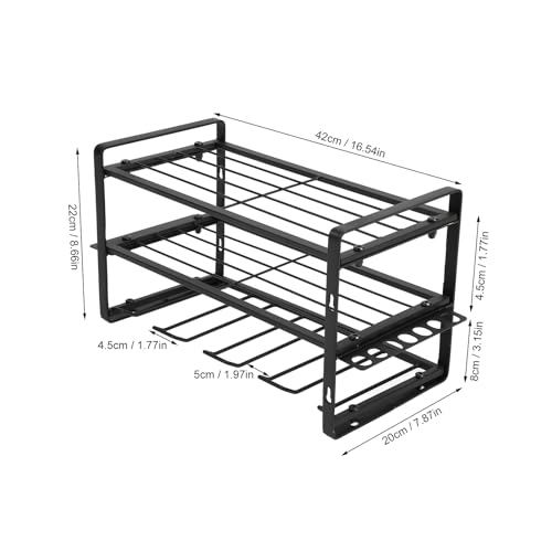 Organize Suas Furadeiras Com Eficiência Com Nosso Suporte De Furadeira Preto Para Montagem Em Parede