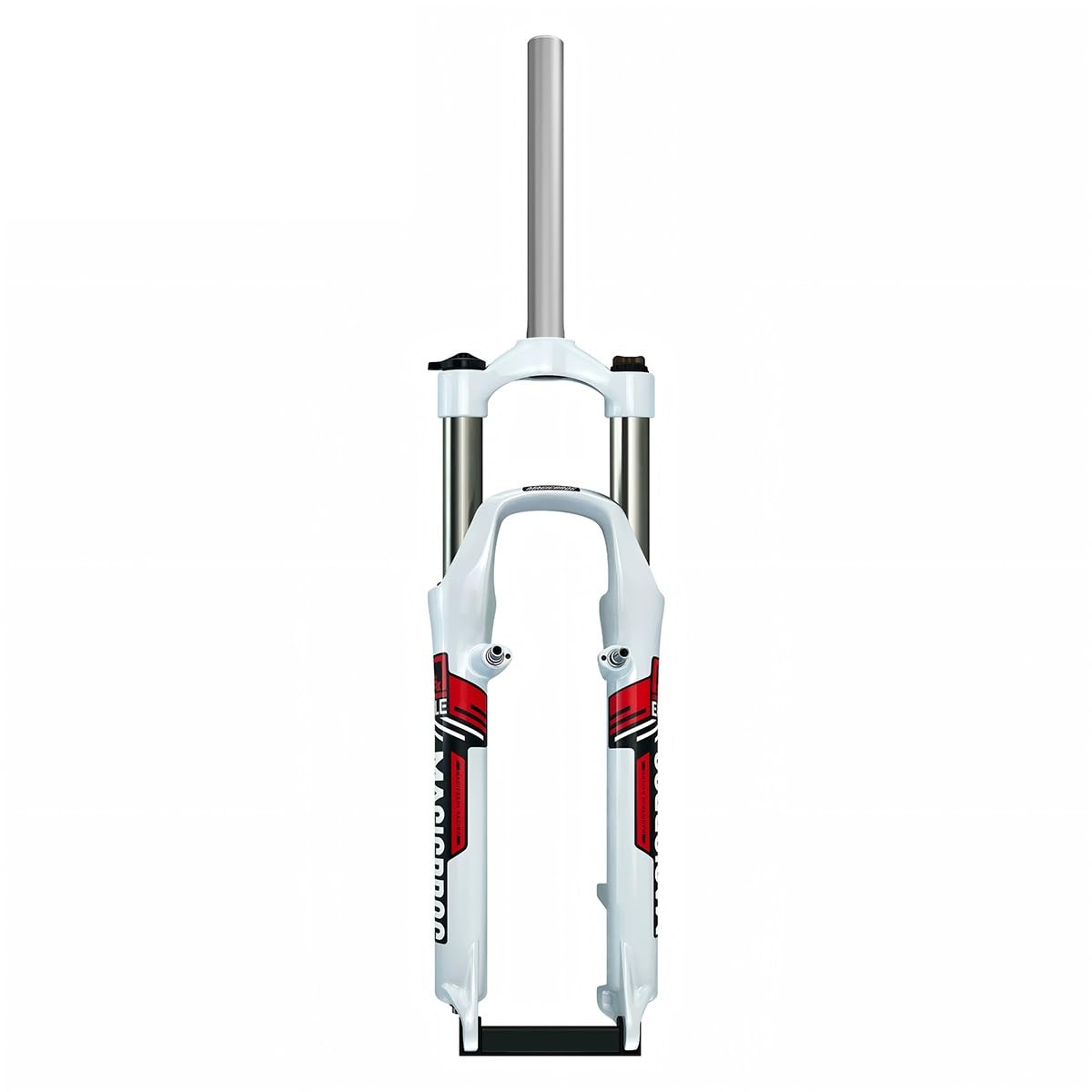 Widelec rowerowy 26 cali podróż 110 mm rowery górskie wiosna 1-1/20.3 cm proste widelce mechaniczne hamulec tarczowy V-brake ręczny 9 * 100 mm QR