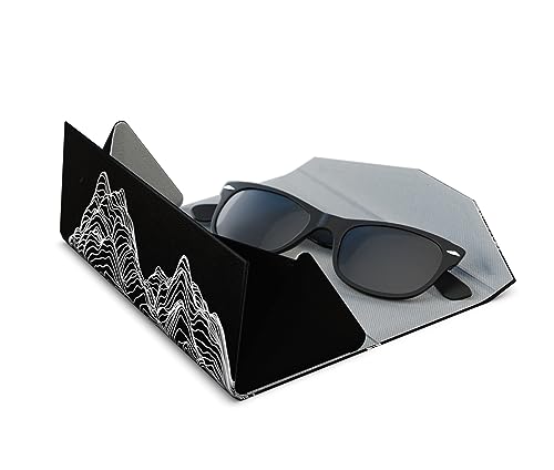 GOGGLESOC SUNNYCASE: Collapsible Glasses Case | Sustainable Magnetic Folding Hard Case | Super Pack4