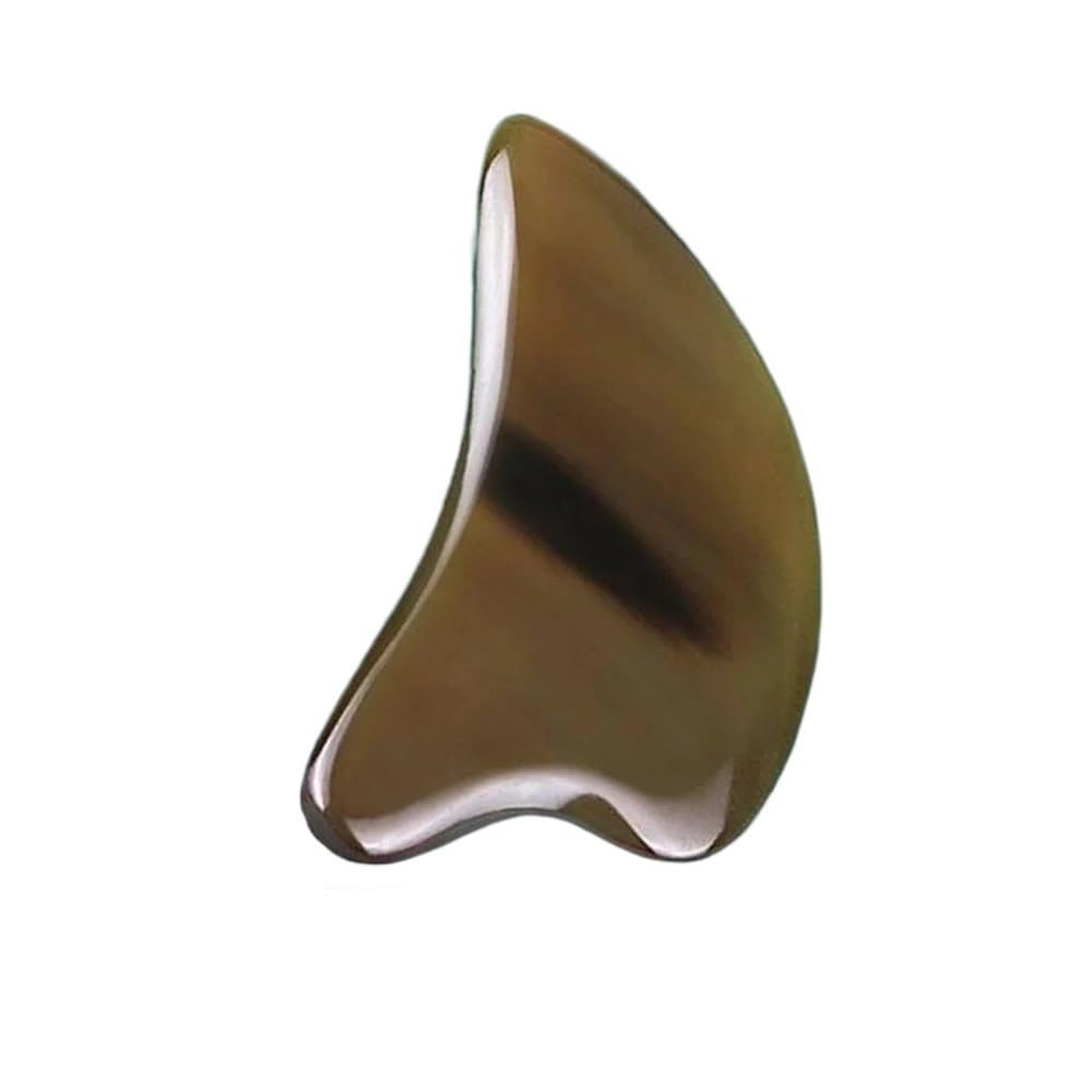 Horn Schaben Platte Gua Sha Board Gesicht Körper Massager Akupunktur Schaber Falten Gesichts SPA Werkzeug(Thickness 10-11mm)