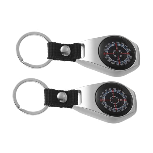 Brújulas de aleación de zinc LIOOBO 2 piezas para camping