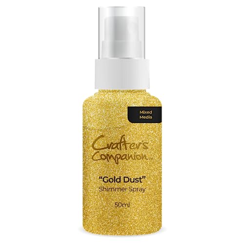 Crafter's Companion Mixed Media-Shimmer Spray Purpurina Gold Dust, 50 ml