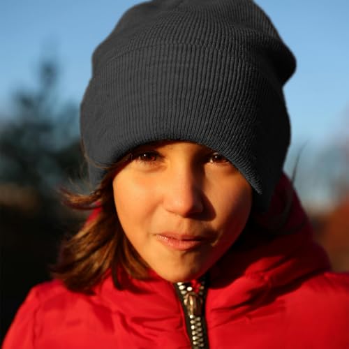 Zooron Kids Beanie Boys Girls Beanies Children Winter Hats Children Knit Warm Caps Kids Soft Beanie Cap thumb #3