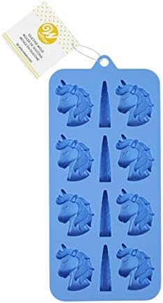 Molde de silicona para caramelos de unicornio, 12 cavidades