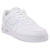 Nike Męskie buty do koszykówki Air Force 1 React, White Pure Platinum, 47 EU