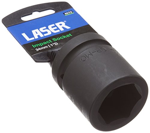 Douille à choc 1" 34mm Laser 4670 pour travaux mécaniques lourds