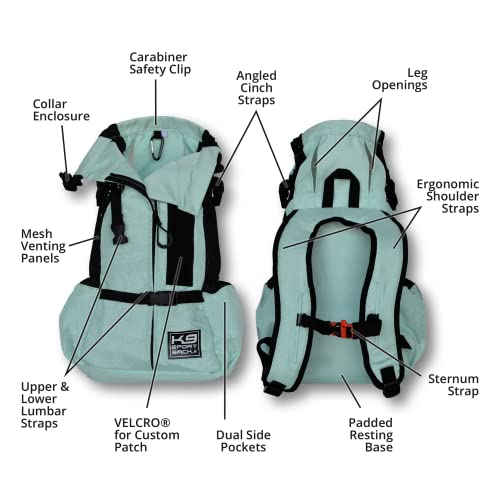 K9 Sport Sack | Dog Carrier Adjustable Backpack (Medium, Air 2 - Summer Mint) #TOP1