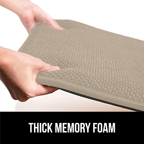 Gorilla Grip Memory Foam Chair Cushions, Comfortable Pads For Dining Room, Kitchen Table, Office Chairs, Stay In Place Backing, Comfortable Microfiber Seat Pad Cushion, Set Of 6, 16X16, Beige #TOP2