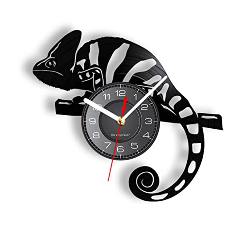 トカゲ型 振り子時計 アート時計