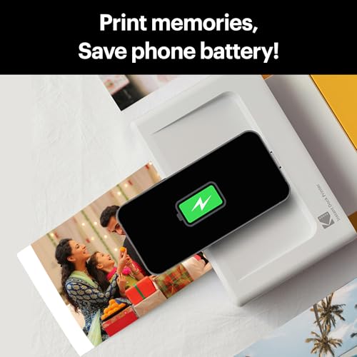 KODAK Dock Plus 4PASS Instant Photo Printer (4x6) + 90 Sheets Gift Bundle - Image 4