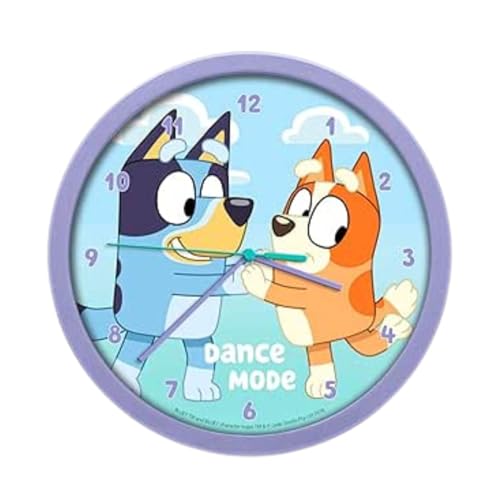 Kids Licensing - Reloj de Pared Infantil de Bluey para Niños