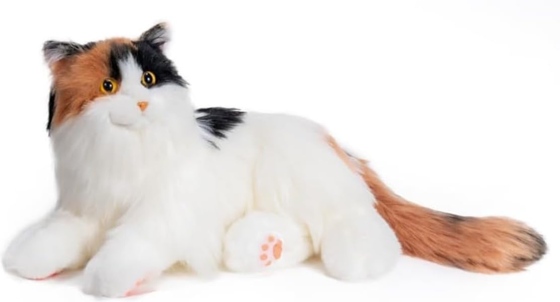 Chongker Percy Realistic Companion Robot Cat for Elderly with Breathing
