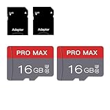 micro carte sd 64 go fnac  【Lot de 2】 Carte MicroSD 16GB - Vitesse Lecture Classe 10, U3, V30, A1 - pour Smartphone, Drone, Caméra