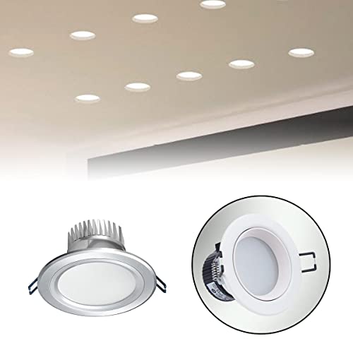 Image of 10pcs Downlight Panel Lamp Spring Clip Black T1.1x15.5x45mm Light Emitting Diode Recessed Lighting Accessories for Ceiling Lamp