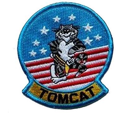 TOP Gun Movie Maverick Goose F-14 Tomcat 3D Tactical Patch Military Embroidered Morale Tags Badge Embroidered Patch DIY Applique Shoulder Patch Embroidery Gift Patch