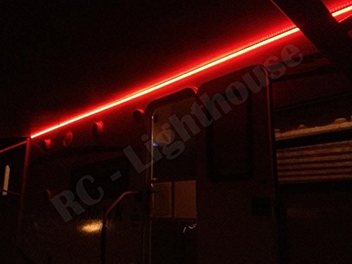 Rv Awning Camper Recreational Vehicle Rgb Led Lights 12' Feet Of Led Strips With 24 Key Ir Remote Control #TOP4