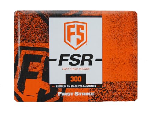 First Strike FSR First Strike Paintball Sniper Rounds (300, Smoke/Silver Shell - White Fill)