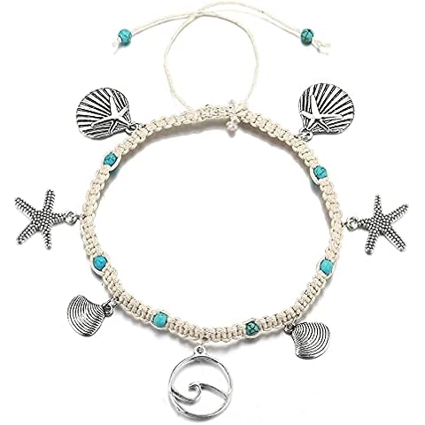 Yienate Brazalete y Tobillera Bohemia de Estrella Cover