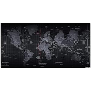 Sounce Gaming Mouse Pad,Large Mouse Pad Extended Desk Mouse Pad, 900 x 400 x 3mm Non-Slip Spill-Resistant Mousepad with Special-Textured Surface,Anti-Fray Stitched Edges for Esports/Gamer/Office/Home