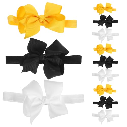 12PCS Baby Girl Headbands: Bows Hairbands Ribbon Hair Bows for Newborns Infants Toddlers Baby Hair Accessories