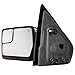 ECCPP Chrome Driver Side View Mirror for 2004-2014 for Ford for F-150 Power Heated Puddle Signal Light