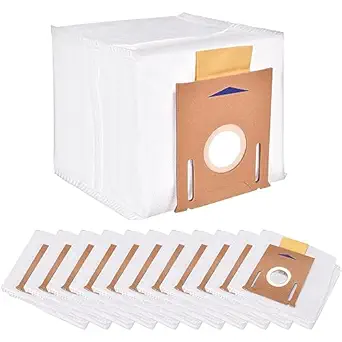 12 Pack Replacement Vacuum Filter Bags for Ecovacs DEEBOT OZMO T8 AIVI T8 Max and Deebot N8 Pro+ Robot Vacuum Cleaner