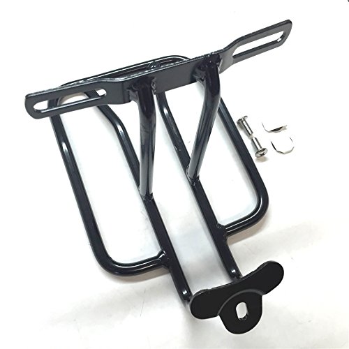 Motorcycle Black Steel Rear Fender Rack Plated Luggage Shelf For For H-D Sportster 1100 1000 Roadster 1200 Roadster Nightster 883 Iron SuperLow