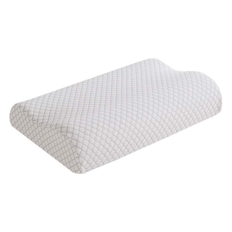 MyWave Memory Foam Side Sleeper Pillow - Curved Cervical Contour, 100% Comfort, and Support for the Ultimate Sleep Experience | made from 100% Polyester