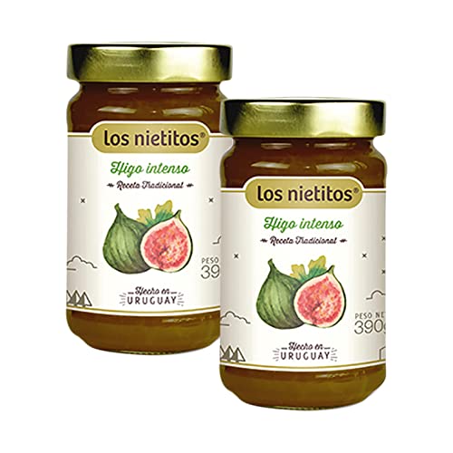 LOS NIETITOS Mermelada de Higo 390 grs. - 2 Pack/Fig Preserve 13.8 oz. - 2 Pack.