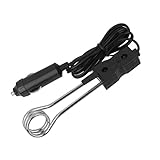 Voltaje:12 V CC. Calentador y hervidor de agua para el coche de 12 V, 120 W, para agua, té café, sopas y bebidas