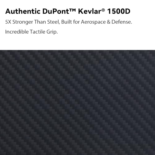 Image of Deff Duro Special Edition Case for iPhone 17 Pro, Compatible with MagSafe, Ultra-Slim Case with Caseless Touch Feeling, 1500D Aramid Fiber Woven, Matte Black