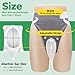 Condom Catheters for Elderly Men Age 80, External Catheter with 2 Urine Collection Bags, Portable Silicone Urinals for Men Reusable (Grey-Elderly Men)