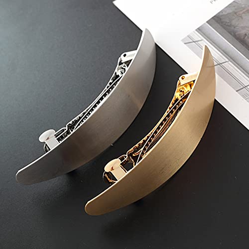 Set de 3 Pinzas de Pelo Largas y Delgadas Hechas a Mano, Cierre de Metal Estilo Francés para Mujeres y Niñas miniatura 7
