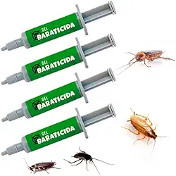 Baraticida em Gel, Kit com 4 Seringas, Controle de Baratas
