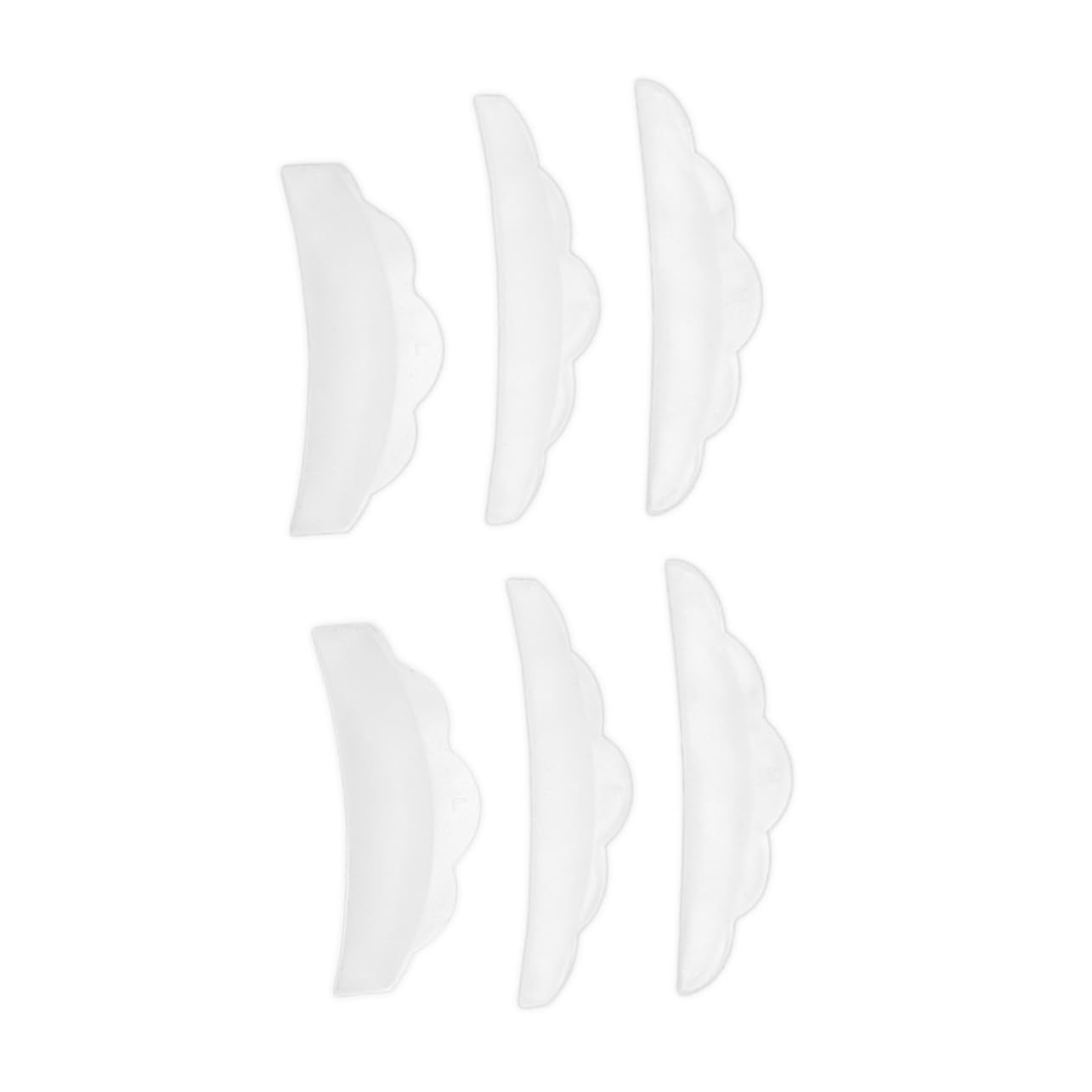 OUNONA 3Pairs Eyelash Perming Curlers with Sunflower Silicone Pads S for Grafting and Extensions Easy to Clean and Reusable Eyelash Extension Kit